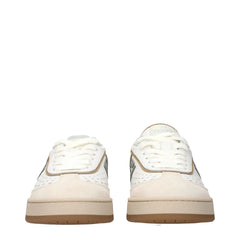 Fendi White Leather Low Tops - EU36.5/US6.5