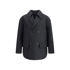 Fendi Wool felt double-breasted Caban Coat - Overcoats
