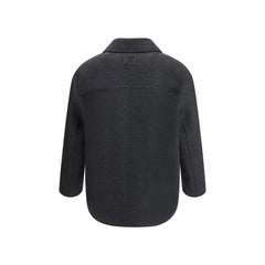 Fendi Wool felt double-breasted Caban Coat - Overcoats