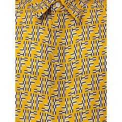 Fendi Yellow Silk Shortsleeve - IT41 | L - Shirts