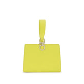 Ferragamo Bicolor Calf Leather Bos Taurus Clutch Bag