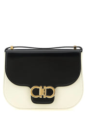 Ferragamo Bicolor Calfskin Crossbody Bag