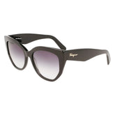 Ferragamo Black Acetate Sunglasses - Sunglasses