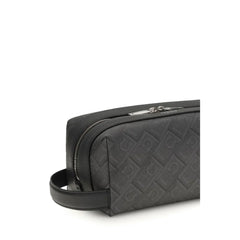 Ferragamo Black Calf Leather Bos Taurus Handbag