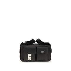 Ferragamo Black Calf Leather Bos Taurus Luggage And Travel