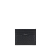 Ferragamo Black Calf Leather Bos Taurus Wallet