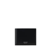 Ferragamo Black Calf Leather Bos Taurus Wallet