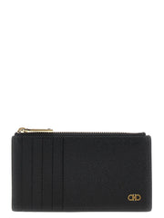 Ferragamo Black Calfskin Cardholder