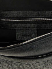 Ferragamo Black Calfskin Crossbody Bag