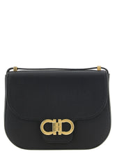 Ferragamo Black Calfskin Crossbody Bag