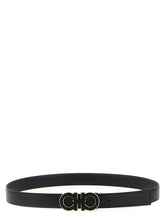 Ferragamo Black Calfskin Regular Belt