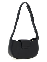 Ferragamo Black Calfskin Shoulder Bag