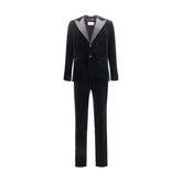 Ferragamo Black Cotton Tuxedo