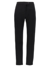 Ferragamo Black Elastane Skinny Pants