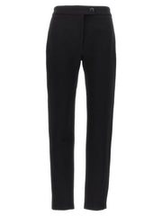 Ferragamo Black Elastane Skinny Pants
