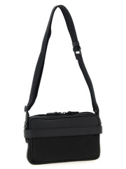 Ferragamo Black Fabric Crossbody Bag