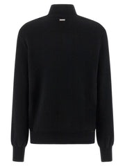 Ferragamo Black Virgin Wool Cardigan