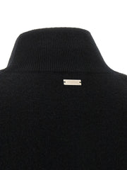 Ferragamo Black Virgin Wool Cardigan
