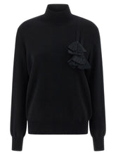 Ferragamo Black Virgin Wool Cardigan