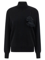 Ferragamo Black Virgin Wool Cardigan