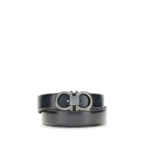 Ferragamo Blue Calf Leather Bos Taurus Regular Belt