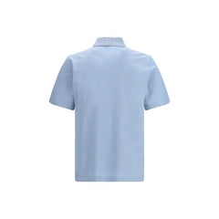 Ferragamo Blue Cotton Polo Shirt - XL