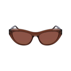 Ferragamo Brown Acetate Sunglasses