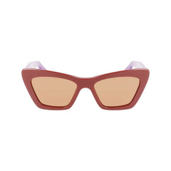 Ferragamo Brown Acetate Sunglasses