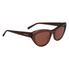 Ferragamo Brown Acetate Sunglasses
