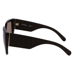 Ferragamo Brown Bio Injected Sunglasses - Sunglasses