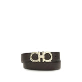 Ferragamo Brown Calf Leather Bos Taurus Regular Belt - 100 cm / 40 Inches