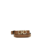 Ferragamo Brown Calf Leather Bos Taurus Regular Belt
