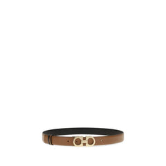 Ferragamo Brauner Kalbsleder Bos Taurus Regularer Gürtel