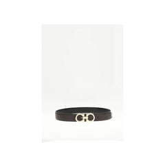 Ferragamo Brown Calf Leather Bos Taurus Regular Belt