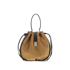 Sac bandoulière en cuir de veau marron Ferragamo Bos Taurus