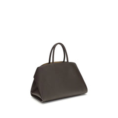 Ferragamo Brown Calf Leather Bos Taurus Shoulder Bag