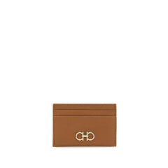 Ferragamo Brown Calf Leather Bos Taurus Wallet