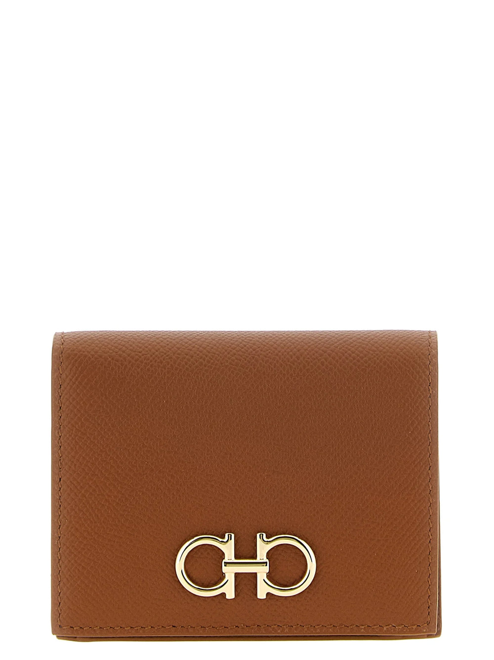 Ferragamo Brown Calfskin Cardholder
