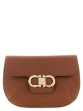 Ferragamo Brown Calfskin Crossbody Bag