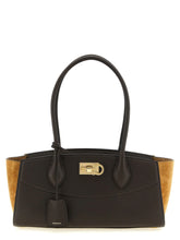 Ferragamo Brown Calfskin Shoulder Bag