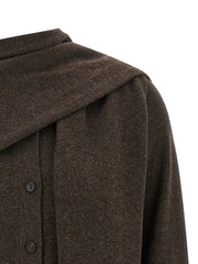 Ferragamo Brown Cashmere Cardigan - M