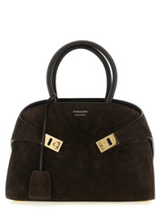 Ferragamo Brown Goatskin Handbag