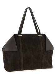 Ferragamo Brown Goatskin Shoulder Bag