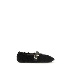 Ferragamo Gancini-embellished Ballerinas - Flats
