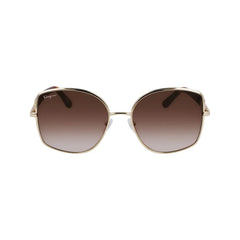 Ferragamo Gold Metal Sunglasses