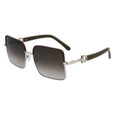 Ferragamo Gold Metal Sunglasses