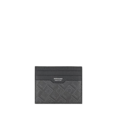 Ferragamo Gray Calf Leather Bos Taurus Wallet