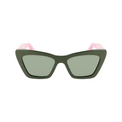 Ferragamo Green Acetate Sunglasses