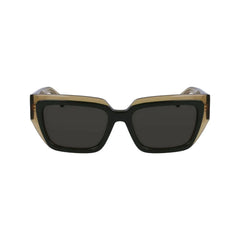 Ferragamo Green Acetate Sunglasses