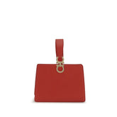 Ferragamo Multicolor Calf Leather Bos Taurus Clutch Bag